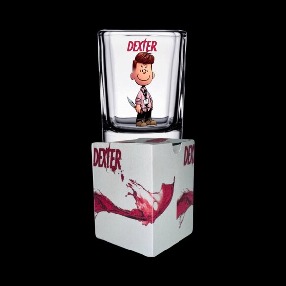 FAMOUS TV Shows/PEANUTS Character Mashup Shot Glass Set/Gift Box - Picture 5 of 16